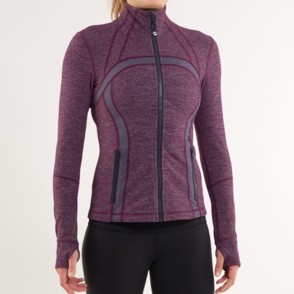 lululemon athletica Sweaters - Lululemon Define Jacket *Soft Mini Check Size 8